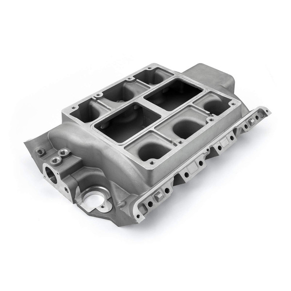Speedmaster Ford FE 390 428 6-71 8-71 Supercharger Aluminum Intake Manifold Satin