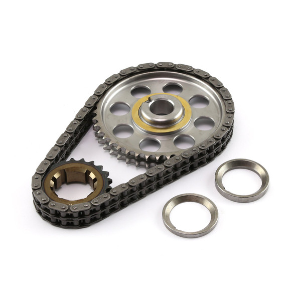 Speedmaster PCE264.1024 Ford SB 289 302 351 Double Roller Timing Chain 9 Keyway Billet Steel