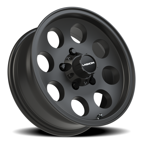 Vision Wheel 5x4.5" Satin Black Midway Automotive Wheel Rim