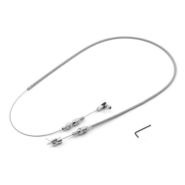 Speedmaster 36" Braided Stainless Steel Throttle Cable PCE125.1001