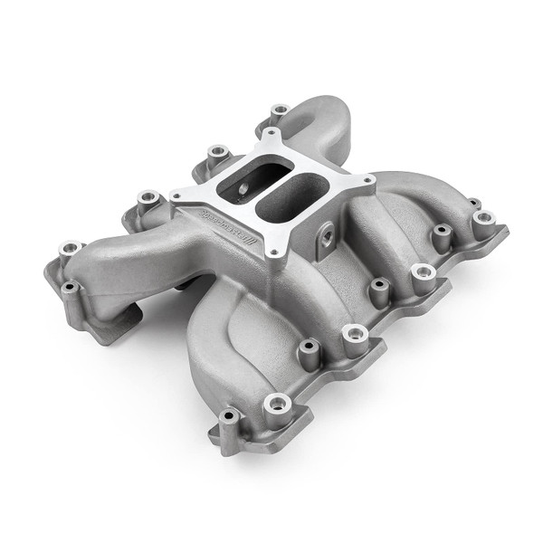 Speedmaster Chevy GM LS3 Dual Plane 4150 MID-AIR™ MidRise Aluminum Intake Manifold Satin