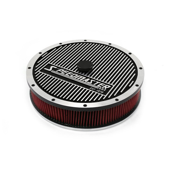 Speedmaster 14" x 3" Washable Element Elite Top Flat Base Air Cleaner Kit PCE104.1038.02