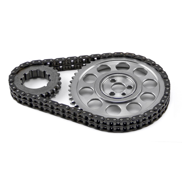 Speedmaster Chevy BBC 454 Double Roller 9 Keyway Billet Steel Timing Chain Kit (Brs/Brg)