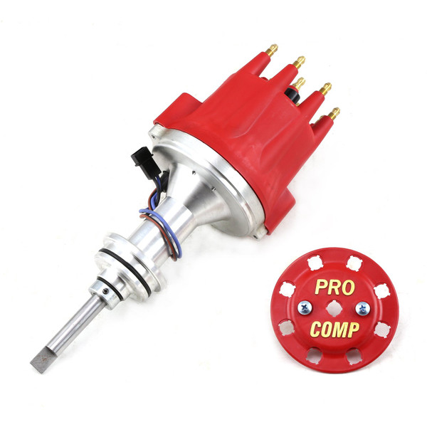 Speedmaster Pro Billet Distributor for Mopar Chrysler BB 440 8000 Series PCE376.1115.03 Red Screw-on