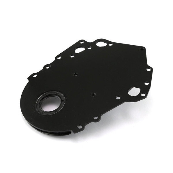 Speedmaster Ford 351C Cleveland Black Aluminum Timing Cover with Seal PCE265.1053