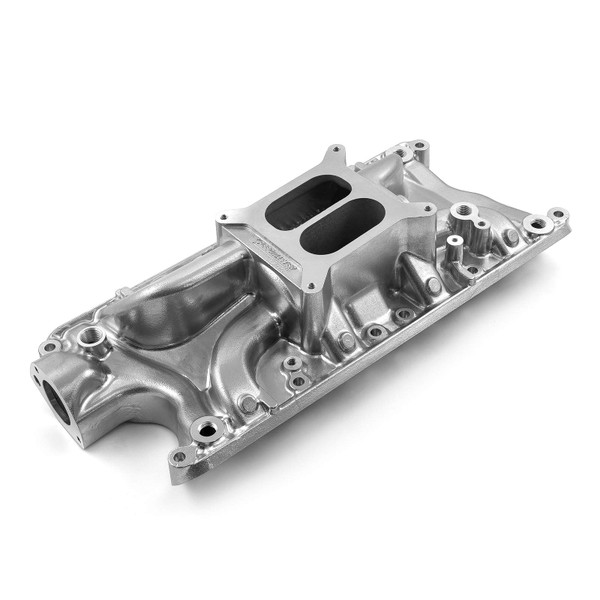 Speedmaster Ford SB 260 289 302 Windsor Low-Rise Polished Aluminum Intake Manifold 1-147-044