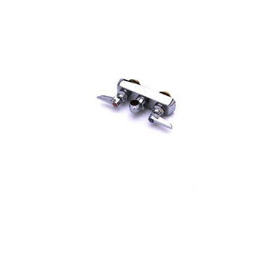 T&S Brass TB1115LNM Work Board Faucet, Wall Mount, 4" Centers, Lever Handles, Less Nozzle (Pack of 6)