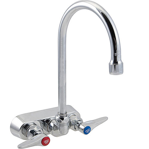 T&S Brass TB1145 Wall Mount Workbrd Faucet 3.5-Inch Control