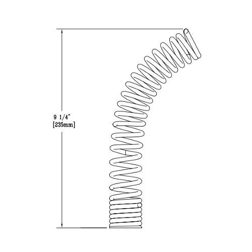 T&S Brass T01679545 Compact Pre-Rinse Spring (Chrome-Plated)