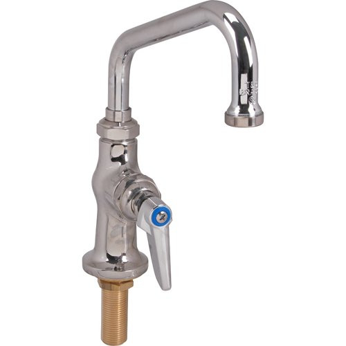 T&S Brass TB0207M 059X Single Pantry Faucet, Single Hole Base, Deck Mount, 6" Swing Nozzle (Pack of 6)