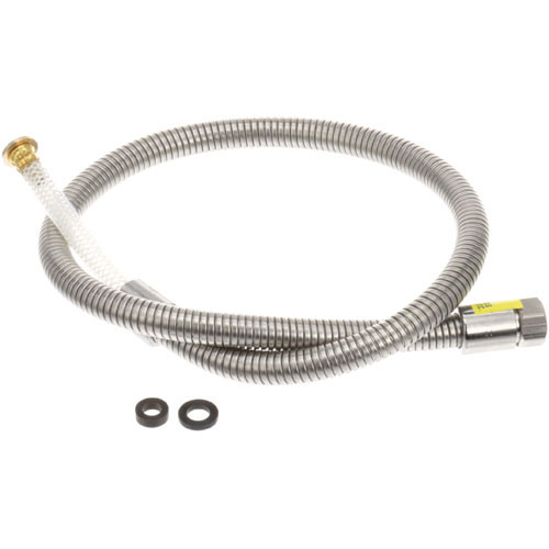 T&S Brass TB0044H2A B-0044-H Flexible Hose, 44-Inch, Stainless Steel