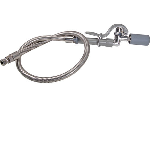 T&S Brass TB0100C Spray Valve with Low Flow Head and 44-Inch Flexible Stainless Steel Hose