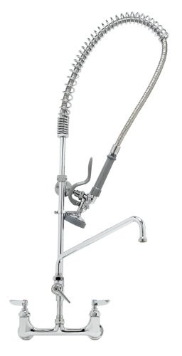 T&S Brass TB013312CRB Pre-Rinse Unit with Ceramas and Wall Bracket