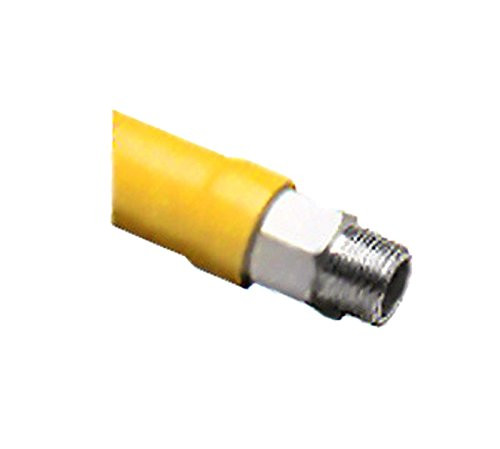 T&S Brass THG2D36 Gas Hose with Free Spin Fittings, 3/4-Inch Npt and 36-Inch Long