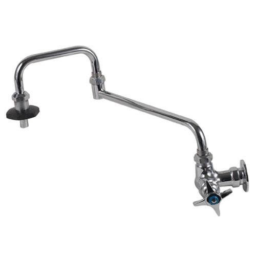 T&S Brass TB0592 Wall Mount Single Control Insulated On-Off Control Pot Filler with 18-Inch Double Joint Nozzle