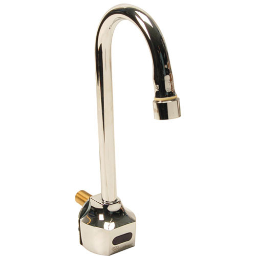 T&S Brass TEC3101 Chekpoint Electronic Faucet, Wall Mount, Gooseneck, Ac/Dc Control Module
