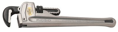 Ridge 31105 ALUMINUM PIPE WRENCH 24 IN. | 40% Lighter Than Iron | Jaws and Internal Part