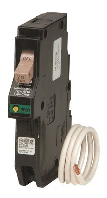 EATON 795004 ® CH SERIES SINGLE-POLE FIRE-GUARD COMBINATION AFCI BREAKER, 3/4 IN., 120/240 VAC, 20 AMPS