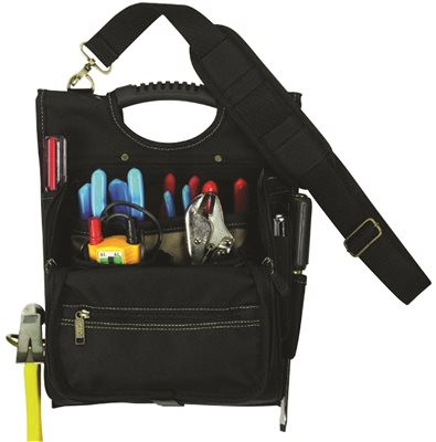 CUSTOM LEATHERCRAFT 284297 CLC  21-Pocket Zippered Professional Electricians Tool Pouch
