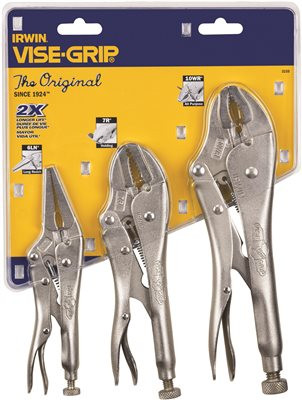Vise Grip 286226 IRWIN Tools VISE-GRIP Locking Pliers, Original, 3-Piece Set ()