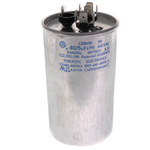 AMANA 168476 OEM Upgraded Replacement for Amana Janitrol Round Capacitor 80/7.5 440 Volt