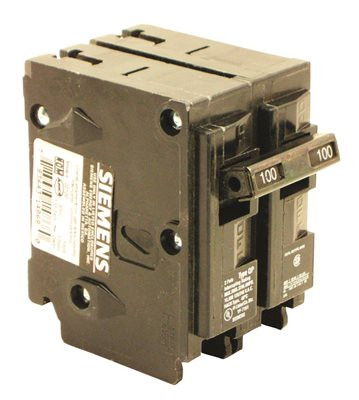 SIEMENS Q2100 QP PLUG IN 2 POLE BREAKER 100 AMP Siemens plug in circuit breakers are intended for