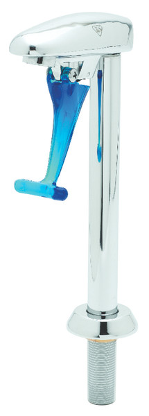 T&S Brass 108034 T & S SINGLE GLASS FILLER PEDESTAL PUSH BACK HEAVY-DUTY CHROME