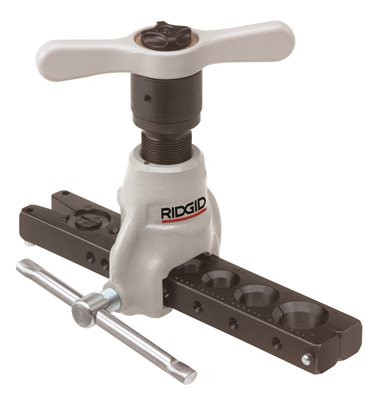 RIDGE 813165 Ridge Model 458R Precision Ratcheting Flaring Tool, 1/8-inch to 3/4-inch Pipe Flaring Tool