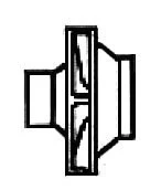 BELL & GOSSETT 189132 189132 NFI PLASTIC IMPELLER ASSEMBLY