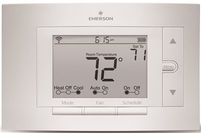 WHITE-RODGERS 2471117 Emerson Sensi Wi-Fi Thermostat for Smart Home, Works with Amazon Alexa 786710549335 .