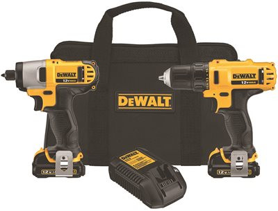 DeWalt 118580 12v Max Cordless Li-Ion Drill/Driver / Impact Driver Combo Kit-2pack