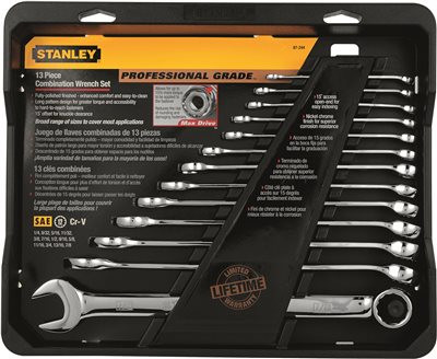 Proto® SET WRENCH COMB FULL POLISH PRO SAE 13 PIECE Proto® SET WRENCH COMB FULL POLISH PRO SAE 13 P