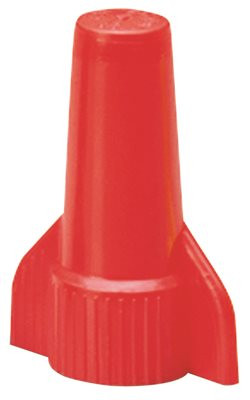 GARDNER BENDER 600052  WireGard Twist-On lectrical Wire Connectors, Tough Flame-Retardant, Copper-Copper Connections, 22-6 Wire Guage (AWG), Wire Nut, 500 Pk., Red
