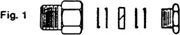 WHITE-RODGERS 14262 Packing Nut with -1/2 Thread, for use with Remote 1