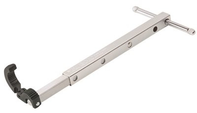 RIDGE 813060 Ridge & #174 #1017 3/8-1-1/4" Pipe Capacity Basin Wrench W/ 10"-17" Telescoping Handle