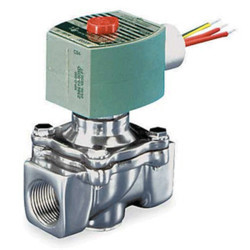 ASCO 292127 Aluminum Body Watertight Enclosure Fuel Gas Shutoff Valve, 1" Pipe Size, 2-Way Normally Closed, Nitrile Butylene Sealing, 1-5/8" Orifice, 21 Cv Flow, 12V/DC
