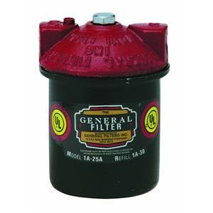 GENERAL FILTERS 1A-25B 1A-25B 10 GPH FUEL FILTER 12 PSI 3/8" NPT
