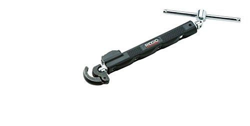 RIDGE 2492615 Ridge Model 2017 Telescoping Basin Wrench with LED Light, 10-inch to 17-inch Adjustable Basin Wrench