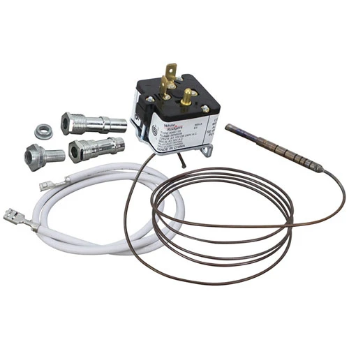 WHITE-RODGERS 5052 Mercury Flame Sensor, 48" Element, Two 1/4" Spade Terminals, One Pin Terminal, Bulb Style #20.