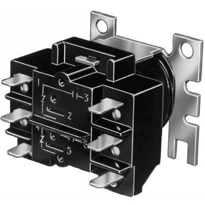 Honeywell 2637 Heavy Duty Switching Relay, 24 Vac, DPDT (one power and one pilot duty).