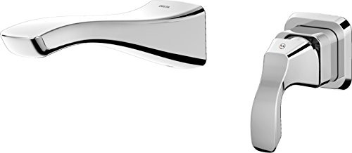 Delta T552LF-WL Faucet Tesla Single Handle Wall Mount Bathroom Faucet, Chrome