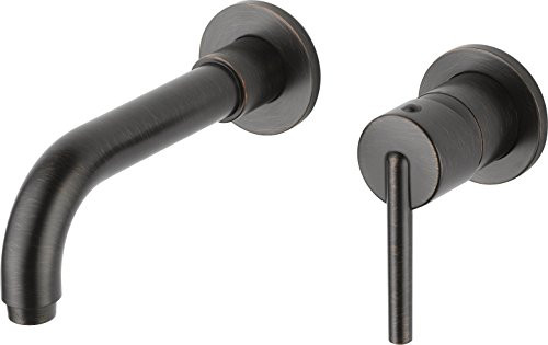 Delta T3559LF-RBWL Faucet Trinsic Single Handle Wall Mount Bathroom Faucet Trim, Venetian Bronze