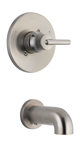Delta T14159-SS Faucet Trinsic Tub Only Trim (Rough Sold Separately), Stainless