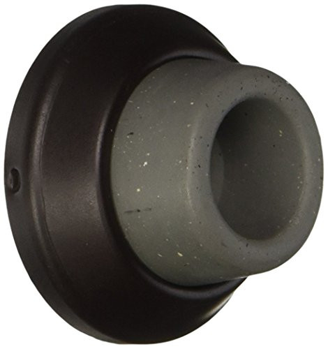 Deltana WB178U10B  17/8-Inch Diameter Solid Brass Concave Flush Bumper