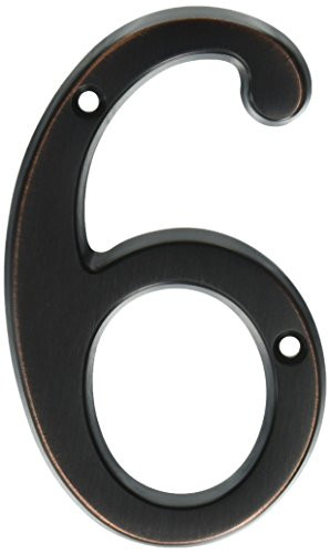 IVES SC23066716 Schlage Builders Hardware Number House 6 Sb 4In Aged Brz SC2-3066-716