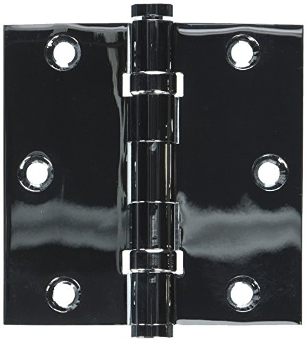 Deltana DSB35B26  Ball Bearings Solid Brass 3 1/2-Inch x 3 1/2-Inch Square Hinge