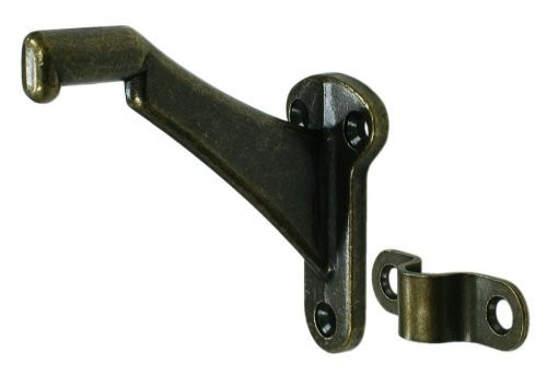 Deltana ZHRBB325U26D ZHRBB325 3-1/4" Zinc Die-Cast Hand Rail Brackets, Brushed Chrome
