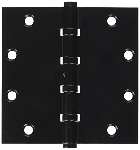 Deltana DSB55NB19  5 x 5 in. Square Hinges, Black - Solid Brass - 30 Case - Pack of 2