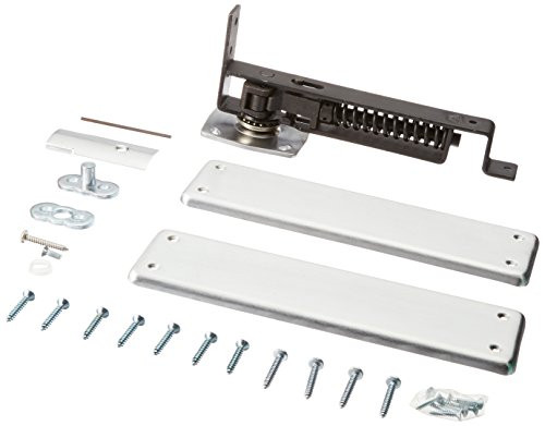 Deltana DASH95U26D  Double Action Solid Brass Spring Hinge with Solid Brass Cover Plates by