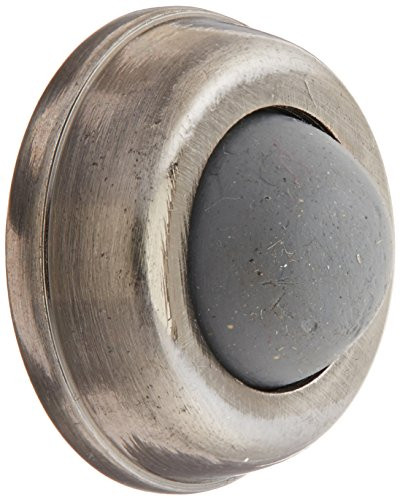 Deltana WB100U15A 1 in. Dia. Solid Brass Flush Bumper (Set of 10) (Antique Nickel)